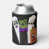 Funny Frankenstein Ghost Pumpkin Invisible Man Dosenkühler (Kanne Vorderseite)