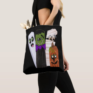 Funny Frankenstein Ghost Pumpkin Invisible Man Tasche