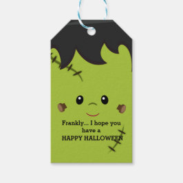 Funny Frankenstein Halloween Favor Tag Geschenkanhänger