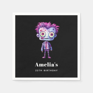 Funny Frankenstein Monster Halloween Geburtstag Sp Serviette