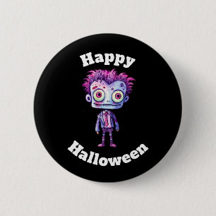 Funny Frankenstein Monster Halloween Spaß Button