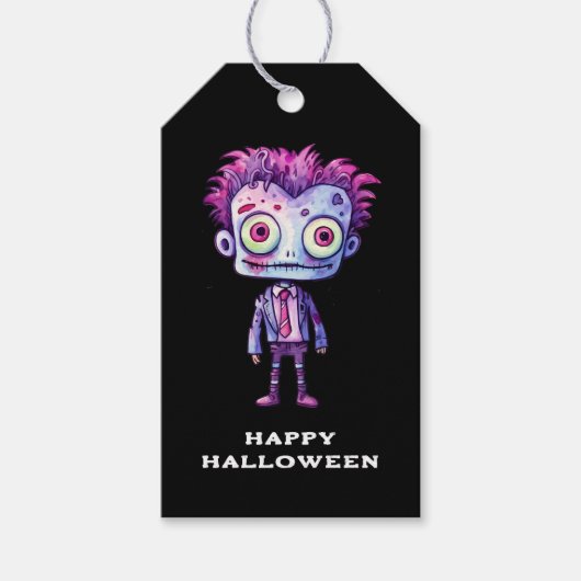 Funny Frankenstein Monster Halloween Spaß Geschenkanhänger (Vorderseite)