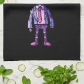 Funny Frankenstein Monster Halloween Spaß Geschirrtuch (Gefaltet)