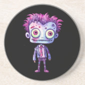 Funny Frankenstein Monster Halloween Spaß Getränkeuntersetzer (Vorne)