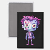 Funny Frankenstein Monster Halloween Spaß Magnet (Vorderseite/Rückseite)