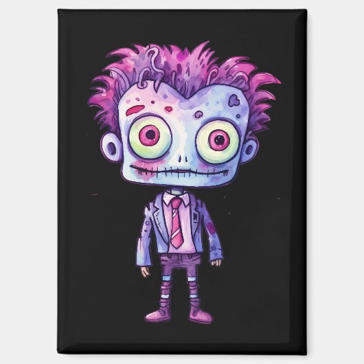 Funny Frankenstein Monster Halloween Spaß Magnet (Vorderseite)