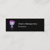 Funny Frankenstein Monster Halloween Spaß Mini Visitenkarte (Vorderseite)