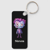 Funny Frankenstein Monster Halloween Spaß Schlüsselanhänger (Rückseite)