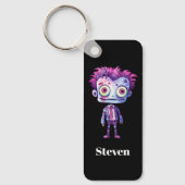 Funny Frankenstein Monster Halloween Spaß Schlüsselanhänger (Vorderseite)