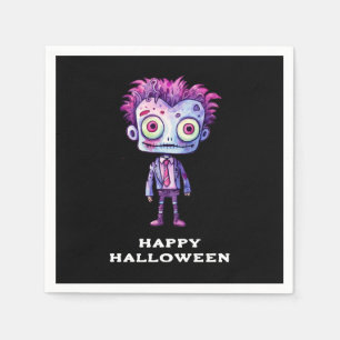 Funny Frankenstein Monster Halloween Spaß Serviette