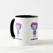 Funny Frankenstein Monster Halloween Spaß Tasse (Vorderseite Links)