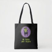 Funny Frankenstein Monster Halloween Tasche (Vorderseite)