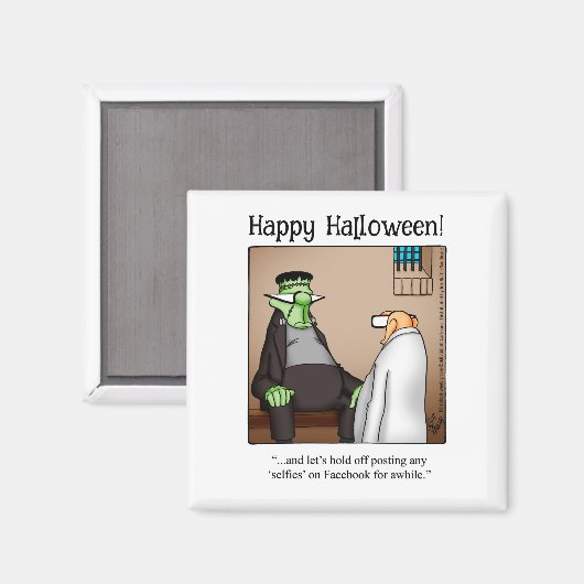 Funny Frankenstein Monster Humor Magnet (Vorderseite/Rückseite)