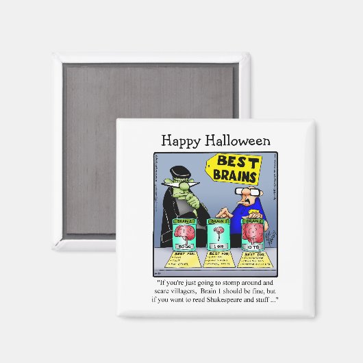 Funny Frankenstein Monster Humor Magnet (Vorderseite/Rückseite)