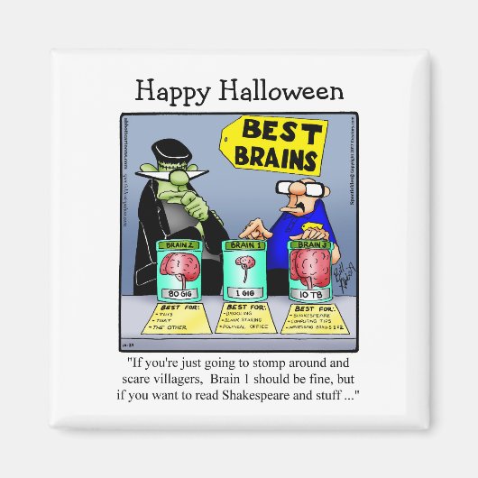 Funny Frankenstein Monster Humor Magnet (Vorne)