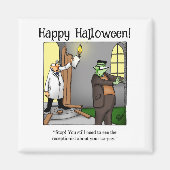 Funny Frankenstein Monster Humor Magnet (Vorne)