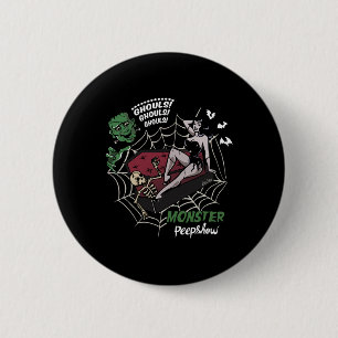 Funny Frankenstein Monster liebt Monster Bunniesh Button