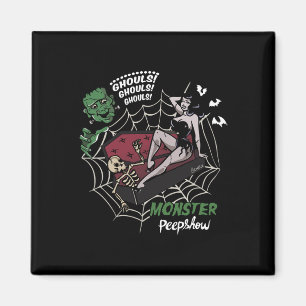 Funny Frankenstein Monster liebt Monster Bunniesh Magnet