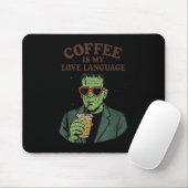Funny Frankenstein Monster Lover Coffee ist meine Mousepad (Mit Mouse)