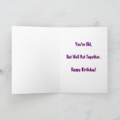 Funny Frankensteins Doctor Birthday Card Karte (Innenseite)