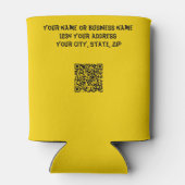 Funny Frazzled Old Lady Cartoon Pancake Making Dosenkühler (Rückseite)