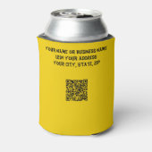 Funny Frazzled Old Lady Cartoon Pancake Making Dosenkühler (Kanne Rückseite)