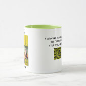 Funny Frazzled Old Lady Cartoon Pancake Making Tasse (Zentrum)