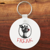 Funny Freak Rudolph The Red Nosed Reindeer Christm Schlüsselanhänger (Vorderseite)