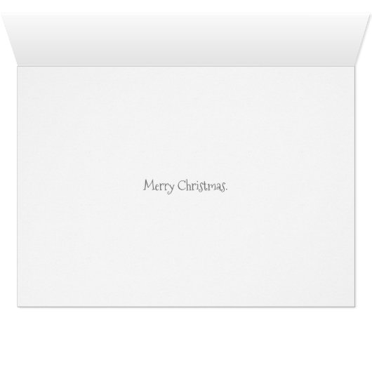 Funny Freaking Cold Frohe Weihnachten (Innenansicht Horizontal (Unten))