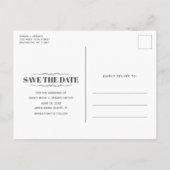 Funny Free Cake Foto Hochzeit speichern Sie das Da Ankündigungspostkarte (Rückseite)