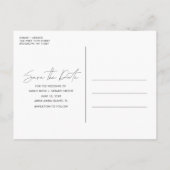 Funny Free Cake Wedding Foto Save the Date Ankündigungspostkarte (Rückseite)