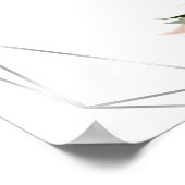 Funny Free Drinks Bar Menu Benützen Rose Poster (Ecke)