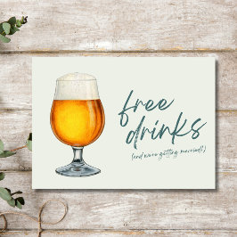Funny Free Drinks Bierbrauerei Brauerei Hochzeit Save The Date