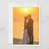 Funny Free Drinks Foto Hochzeit retten das Datum Einladung (Rückseite)