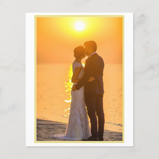 Funny Free Drinks Foto Hochzeit retten das Datum Flyer (Hinten)