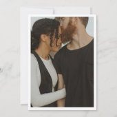 Funny Free Drinks Foto Hochzeit retten das Datum Save The Date (Rückseite)