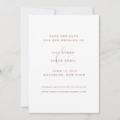 Funny Free Drinks Foto Rust Wedding Rett Datum Save The Date (Rückseite)