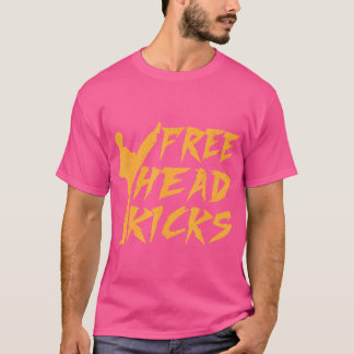 Funny Free Head Kicks - Kung Fu T-Shirt