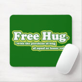 Funny Free Hug Hugs Parody Mousepad (Mit Mouse)