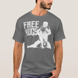 Funny Free Hugs BJJ Jiu Jitsu und MIXED MARTIAL AR T-Shirt