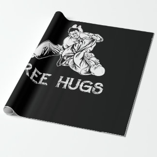 Funny Free Hugs Brasilianischer Jiu-Jitsu MIXED MA Geschenkpapier