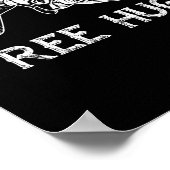 Funny Free Hugs Brasilianischer Jiu-Jitsu MIXED MA Poster (Ecke)