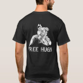 Funny Free Hugs Brasilianischer Jiu-Jitsu MIXED MA T-Shirt (Rückseite)