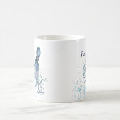 Funny Free Hugs mit Octopus Art Kaffeetasse (Mittel)
