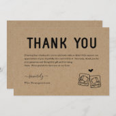 Funny Free Whiskey Danke Karte (Vorne/Hinten)