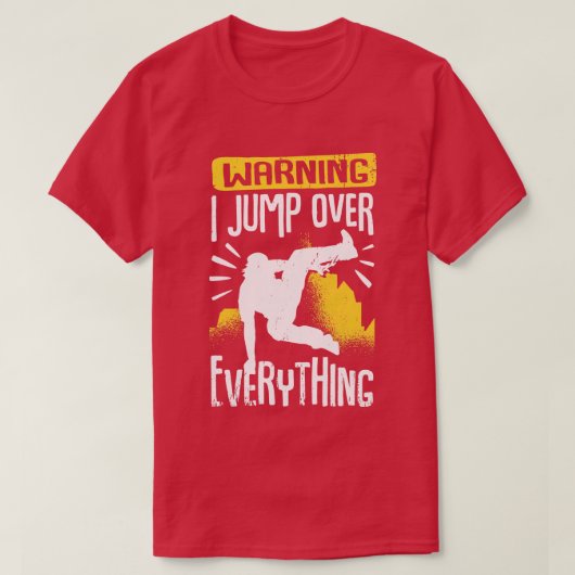 Funny Freerunning Freerunner Parkour Traceur Gesch T-Shirt (Design vorne)