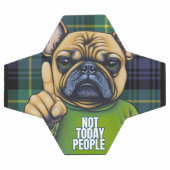 Funny French Bull Dog heute nicht Fußball (Flach)