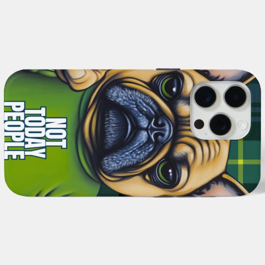 Funny French Bulldog Case-Mate iPhone Hülle (Rückseite (Horizontal))