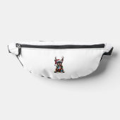 Funny French Bulldog Christmas Weihnachtsmannmütze Bauchtasche (Ablage )