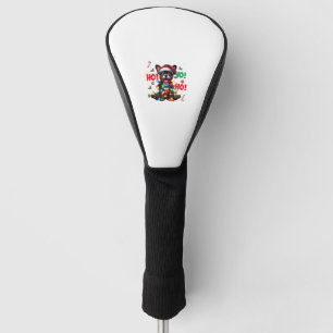 Funny French Bulldog Christmas Weihnachtsmannmütze Golf Headcover